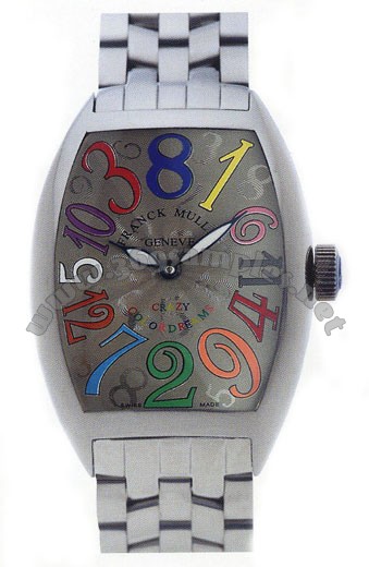 Franck Muller Cintree Curvex Crazy Hours Large Mens Wristwatch 7851 CH COL DRM O-14