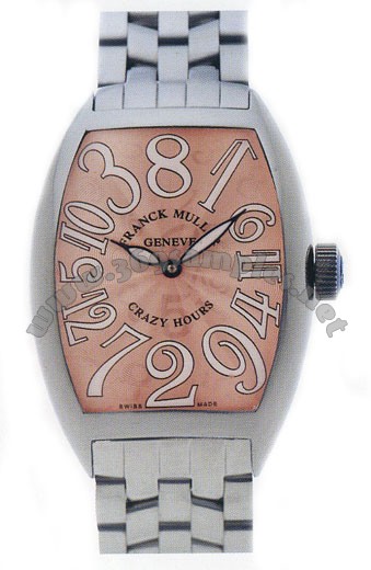 Franck Muller Cintree Curvex Crazy Hours Large Mens Wristwatch 7851 CH COL DRM O-16