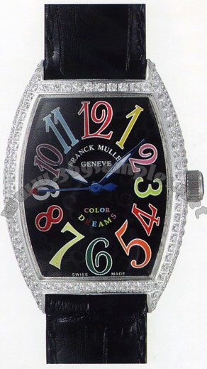 Franck Muller Mens Medium Cintree Curvex Extra-Large Mens Wristwatch 7851 SC COL DRM-2