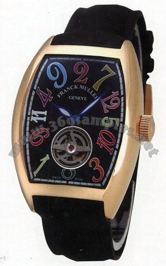 Franck Muller Cintree Curvex Crazy Hours Tourbillon Extra-Large Mens Wristwatch 7880 T CH COL DRM-9