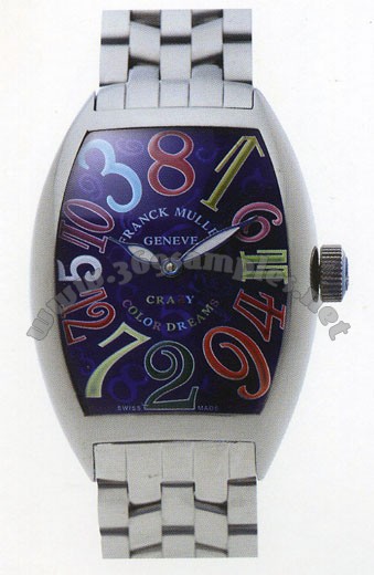 Franck Muller Cintree Curvex Crazy Hours Extra-Large Mens Wristwatch 8880 CH COL DRM O-2