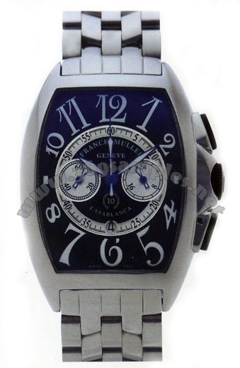 Franck Muller Casablanca Large Mens Wristwatch 8885 C CC DT NR BLUE-3