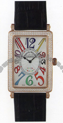 Franck Muller Ladies Medium Long Island Midsize Ladies Wristwatch 952 QZ COL DRM-1