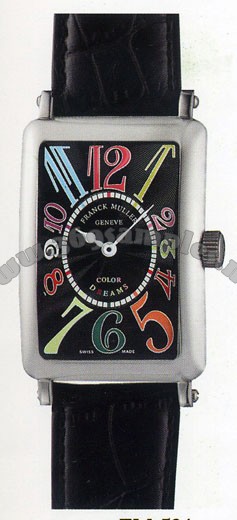 Franck Muller Ladies Medium Long Island Midsize Ladies Wristwatch 952 QZ COL DRM-6