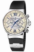 Replica Ulysse Nardin Maxi Marine Chronograph Mens Wristwatch 353-66-3.314
