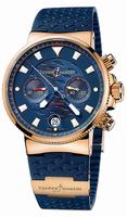 Replica Ulysse Nardin Marine Blue Seal Chronograph Mens Wristwatch 356-68LE-3