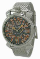 Replica GaGa Milano Slim 46mm Steel Men Wristwatch 5080.4.SV