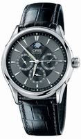 Replica Oris Artelier GMT Mens Wristwatch 581.7592.40.54.LS