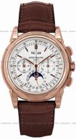 Replica Patek Philippe Chronograph Perpetual Calendar Mens Wristwatch 5970R
