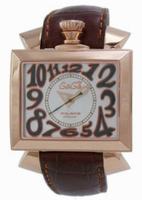 Replica GaGa Milano Napoleone Gold Plated Men Wristwatch 6001.3.BR
