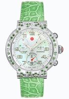 Replica Michele Watch Extreme Fleur Ladies Wristwatch MWW04A12A5025/GREEN