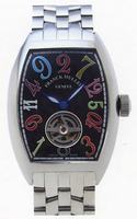 Replica Franck Muller Cintree Curvex Crazy Hours Tourbillon Extra-Large Mens Wristwatch 7880 T CH COL DRM-1